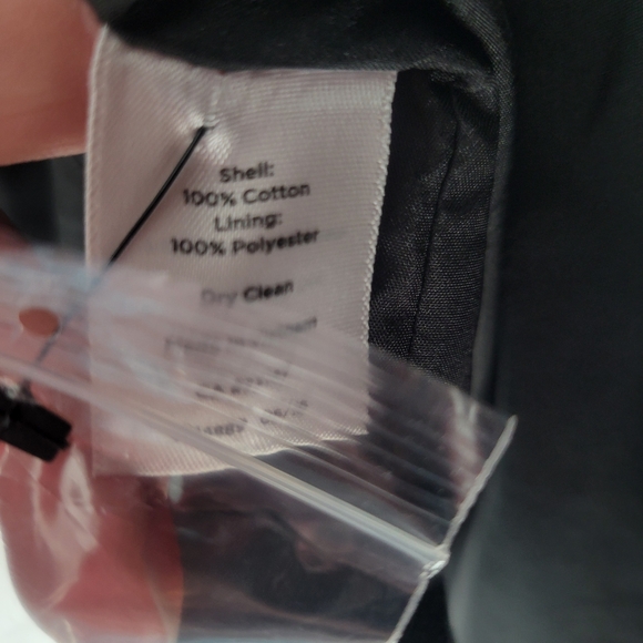 Talbots NWT Womens Sz 14P Black Velvet Dressy Blazer Jacket Single Button - Picture 2 of 5